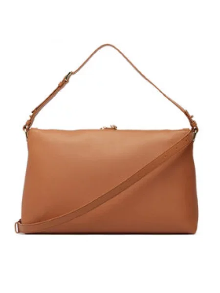 FURLA Torba za čez ramo DEBBY konjak rjava