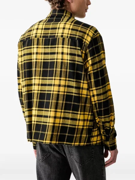 Kockás farmering Karl Lagerfeld Jeans sárga