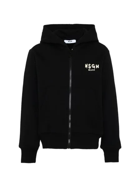 Bluza z kapturem dziecięca Msgm czarna