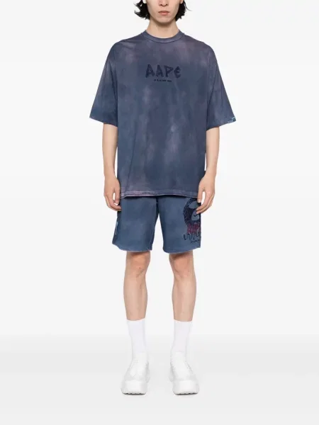 Siuvinėtos šortai Aape By *a Bathing Ape® mėlyna