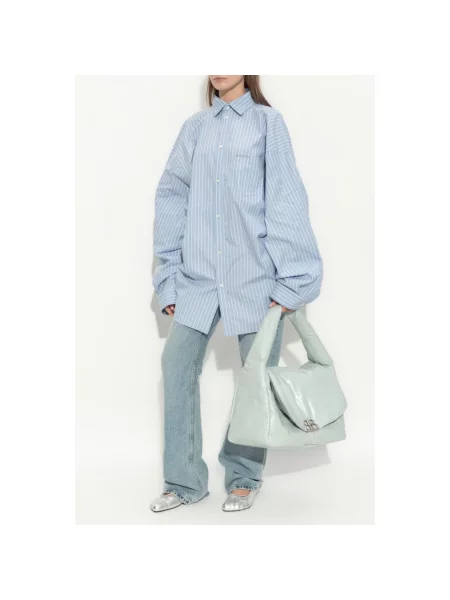 Jeansy Balenciaga retro niebieskie