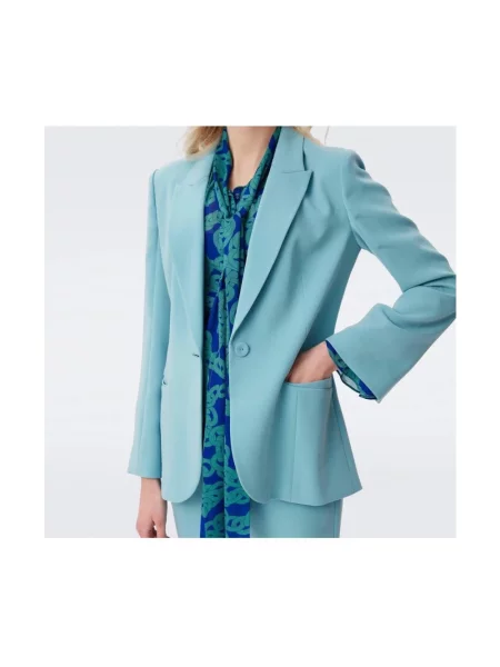 Marynarka Diane Von Furstenberg niebieska