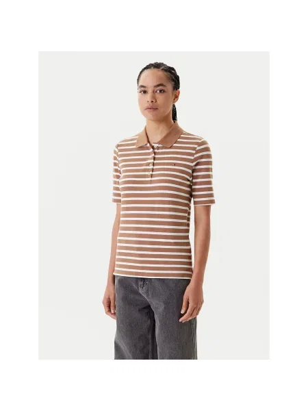 Tommy Hilfiger Polo Regular Fit smeđa