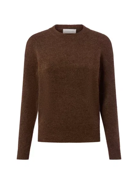 Msch Copenhagen Sweter Kobiety jednolity XS/S brązowy