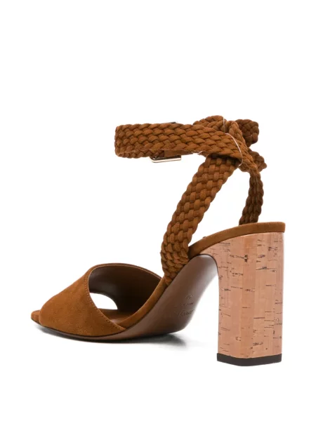 Sandale Jimmy Choo din piele de căprioară maro