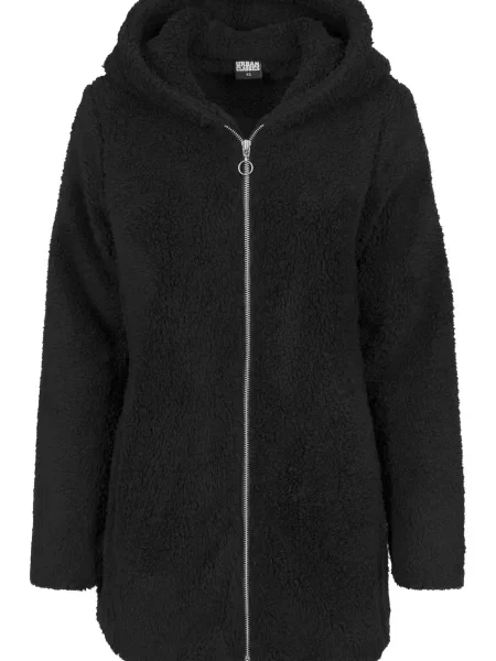 Urban Classics Palton de primăvară-toamnă negru