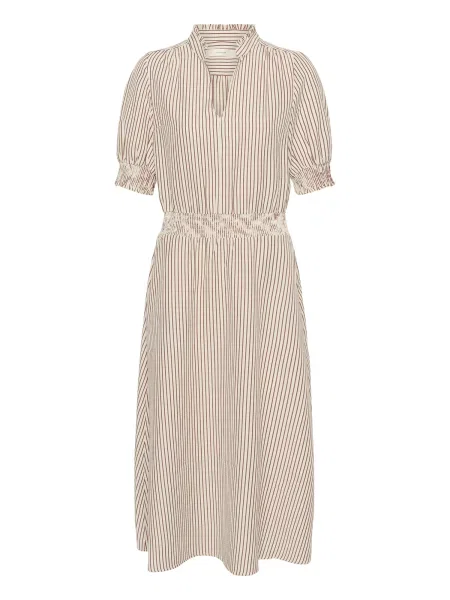 InWear Šaty Bella slonová kost hnědá