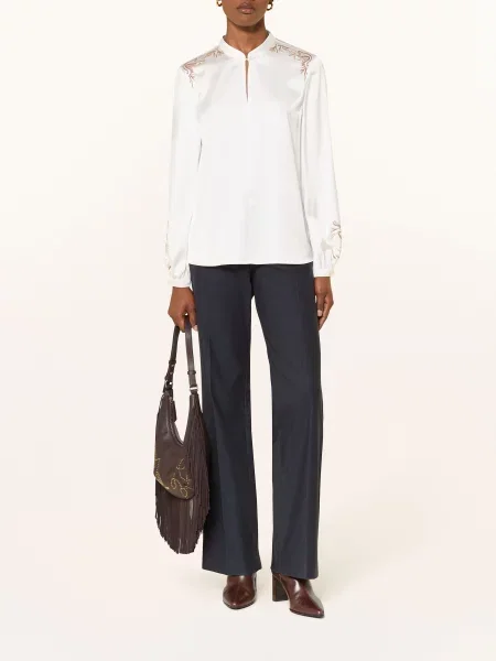 Marc Cain Kabelka Přes Rameno S Nýty dark wood