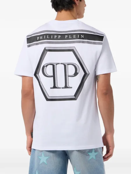 Tricou Philipp Plein alb