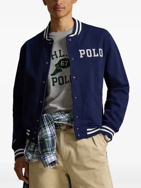 Slip de baie Polo Ralph Lauren cu imagine din jerseu alb