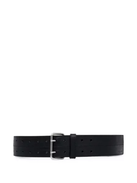 Cu centură curea Karl Lagerfeld Jeans din piele negru