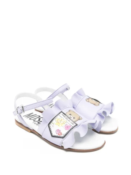 Sandały dziecięce Moschino fioletowe