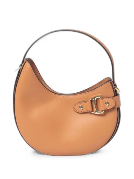 Geantă Lauren Ralph Lauren cu cataramă maro