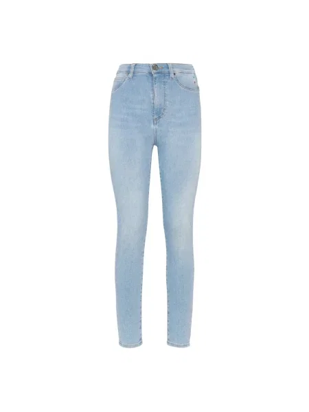 Skinny jeansy skinny Philipp Plein niebieskie