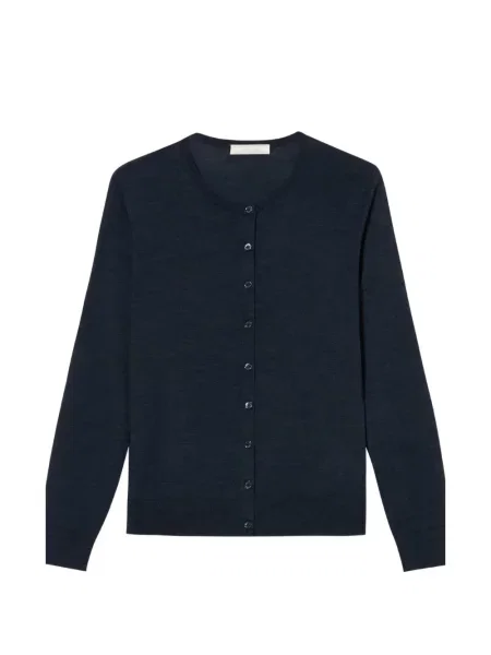 Cardigan Brooks Brothers din lână merinos albastru