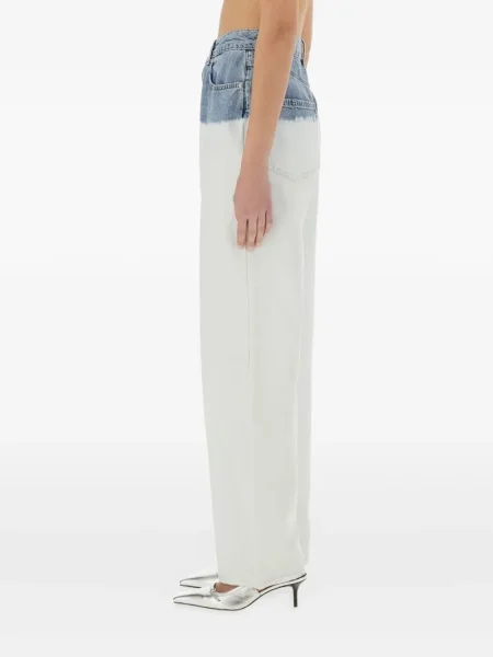 Jeansy Moschino Jeans białe