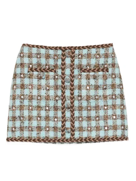 Spódnica Giuseppe Di Morabito tweedowa niebieska