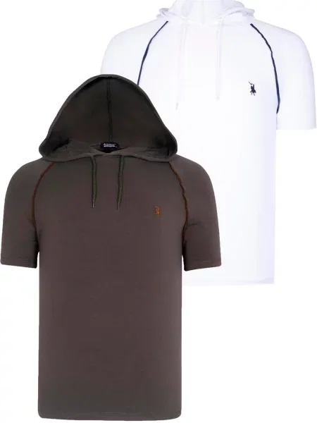 Tricou Dewberry cu glugă alb