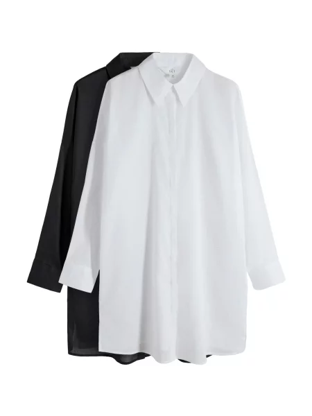 The Set Rochie de plaja negru alb