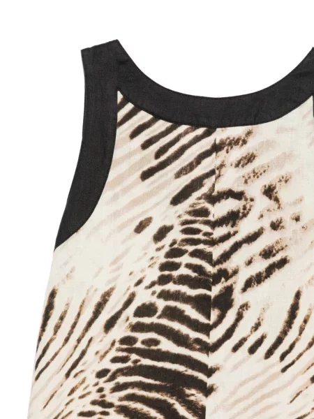 Rochie midi Dkny cu imagine cu decolteu în V