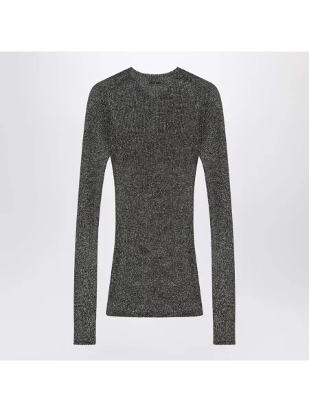 Sweter Miu Miu szary