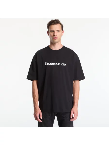 Tričko Études Studio Spirit T-Shirt Black XL černé