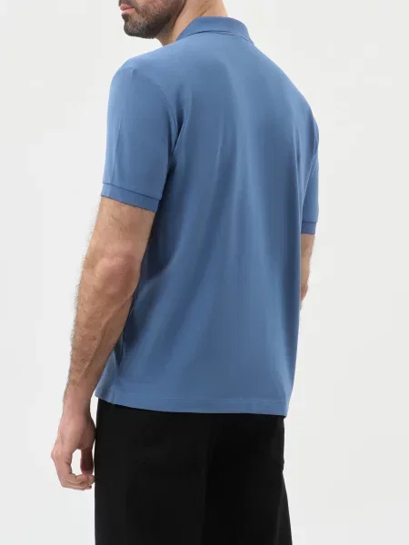 Поло Ea7 Emporio Armani голубое