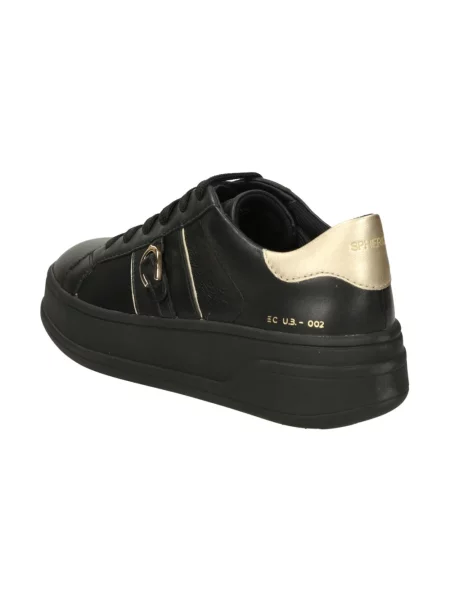 Sneakersy Geox skórzane czarne