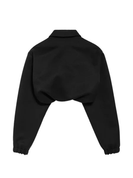 Gulerat decupat geacă Balenciaga clasică negru