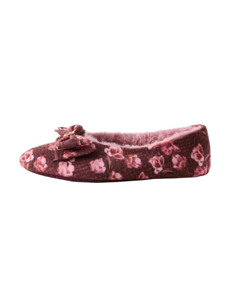B by Ted Baker Papuci de casă ciocolatiu / roz alb