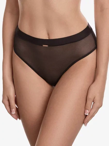 Женские однотонные трусики чорні