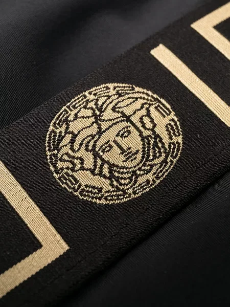 Bikini Versace z wysoką talią czarny