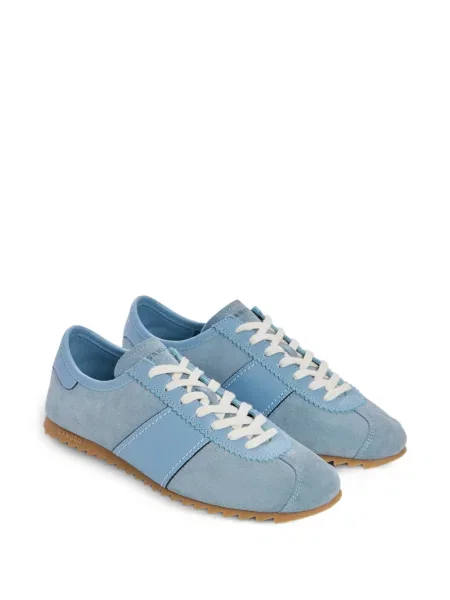 Sneakerși Sandro din piele de căprioară albastru
