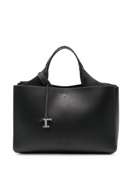 Geantă shopper Tod's din piele negru