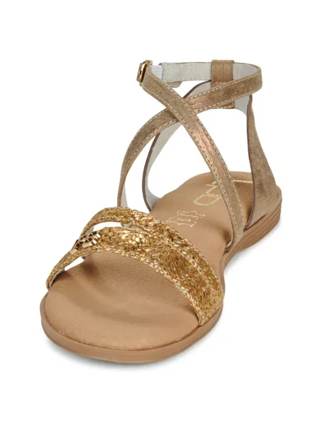 Pantofi Les Petites Bombes auriu