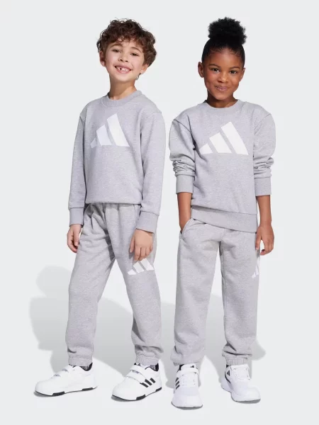 Дитячий Спортивний костюм adidas ESSENTIALS бавовна/поліестер сірий