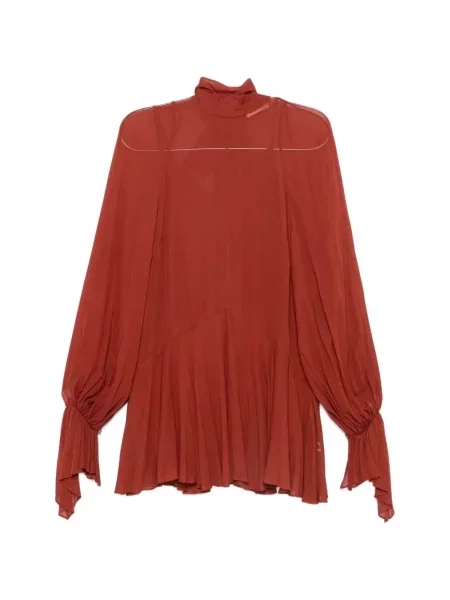 Rochie mini De La Vali cu volane roșu