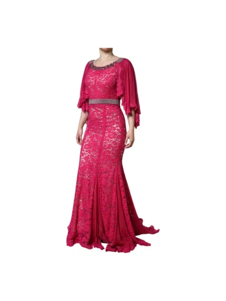 Sukienka ołówkowa Dolce And Gabbana różowa