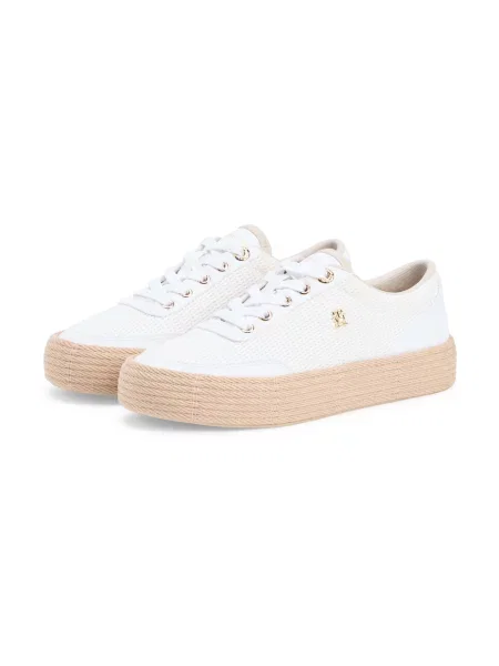 Tommy Hilfiger Espadrile alb