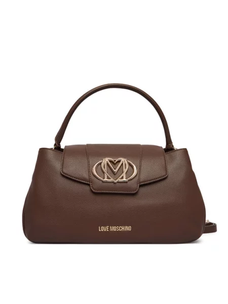 LOVE MOSCHINO Rankinė Tamsiai ruda