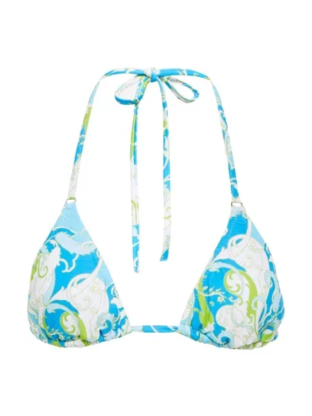 Bikini Melissa Odabash z nadrukiem niebieski