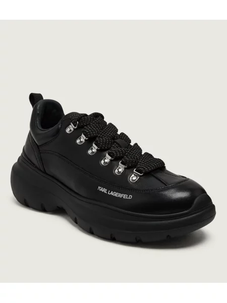 Karl Lagerfeld Teniși din piele Kore Sport negru