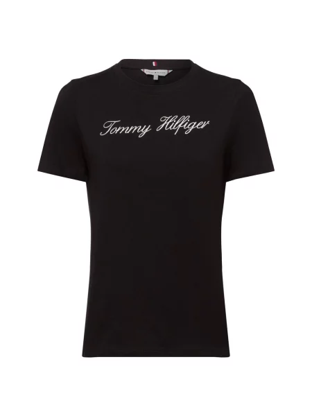 Tommy Hilfiger Koszulka Kobiety wzorzysty S czarny