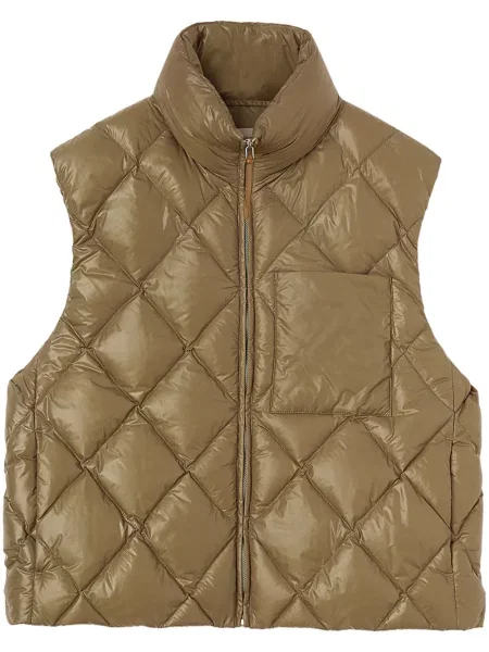 Matlasat vestă Jil Sander maro