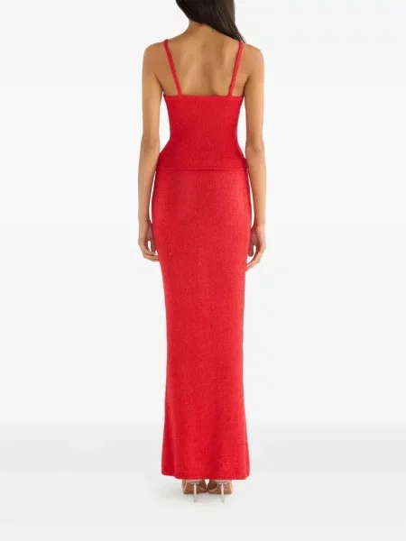 Fusta maxi Asta Resort roșu