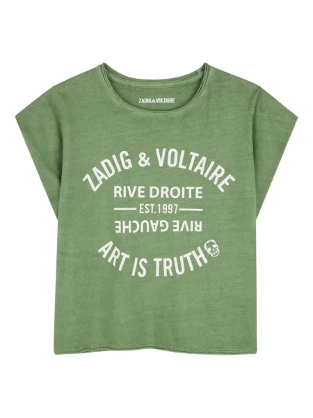 Koszulka dziecięca Zadig & Voltaire zielona