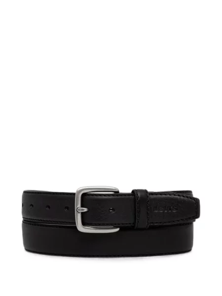 Blugi cu picior larg Levi's® din piele cu cordon cu talie înaltă albastru