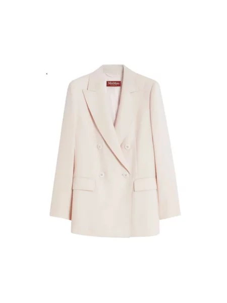 Marynarka Max Mara Studio dwurzędowa różowa