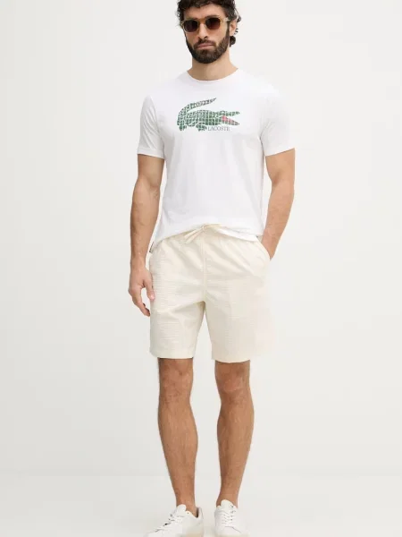 Lacoste pantaloni scurți pentru bărbați cu bej