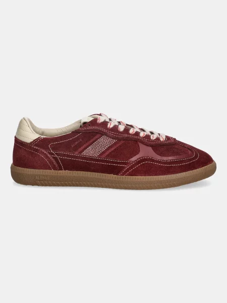 Alohas sneakersy skórzane bordowy